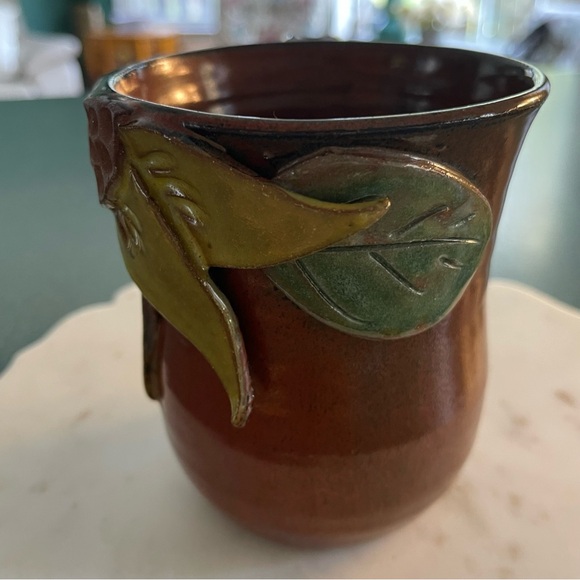 Mudworks Pottery Sunflower Mug 3D Handmade USA - Picture 2 of 8